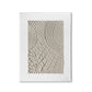 Tablou minimalist lucrat manual, in relief - "Flow"